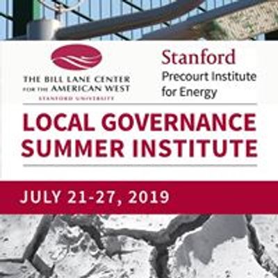 Local Governance Summer Institute at Stanford