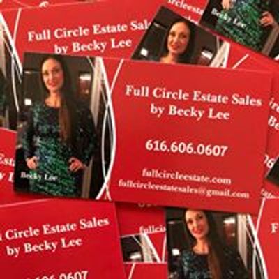 Full Circle Estate and Moving Sales by Becky Lee