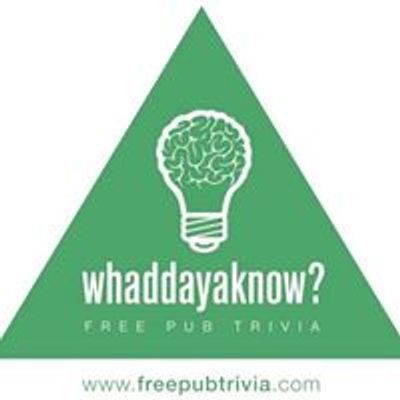 Whaddayaknow? Free Pub Trivia - Champaign