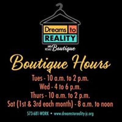 Dreams to Reality and Resale Boutique