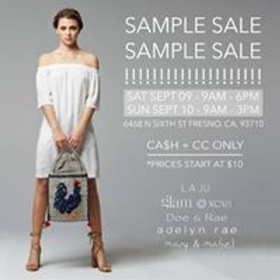 Sample Clothing Sale - Fresno