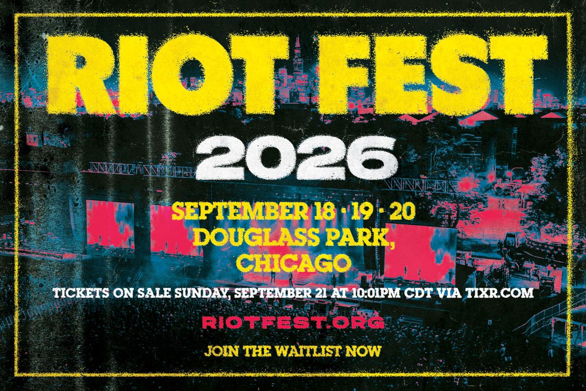 2026 Riot Fest - Sunday at Douglass Park