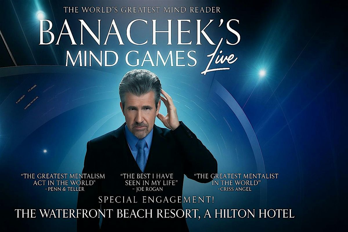 Banachek: Mind Games \u2014 Holiday Charity Show A One-Night-Only Event!