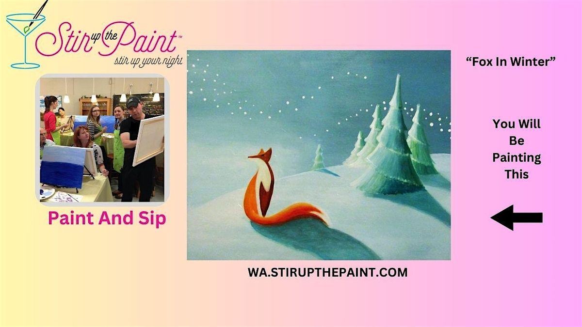 Seattle Paint and Sip, Paint Party, Paint Night  With Stir Up The Paint