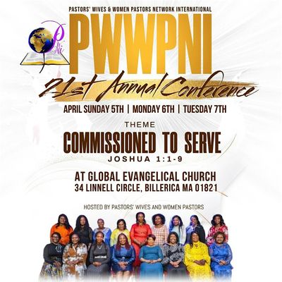 Pastors Wives and Women Pastors Network Int\u2019l