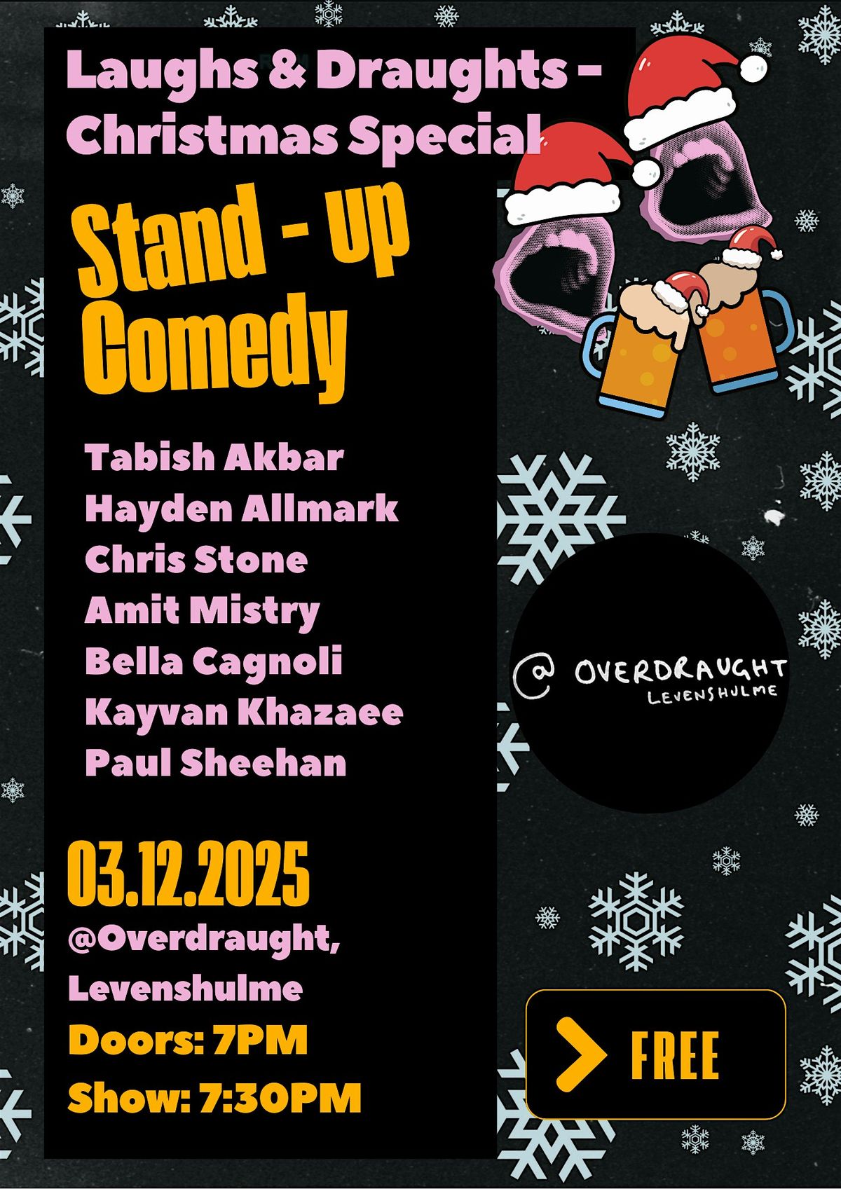 Laughs and Draughts - Christmas Special - An evening of stand up