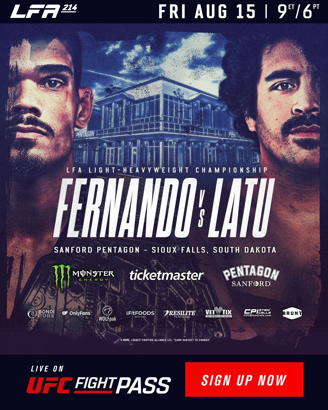 Legacy Fighting Alliance - LFA at Arizona Financial Theatre