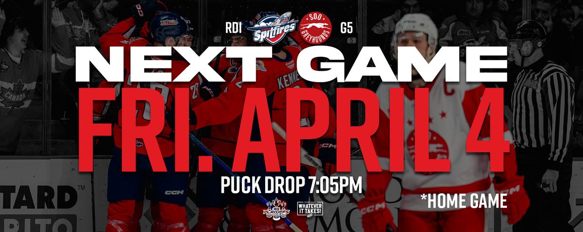 Parking Barrie Colts at Windsor Spitfires