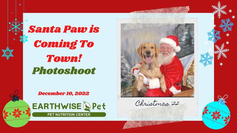 Santa Paws Holiday Photoshoot EarthWise Pet Bentonville December 10