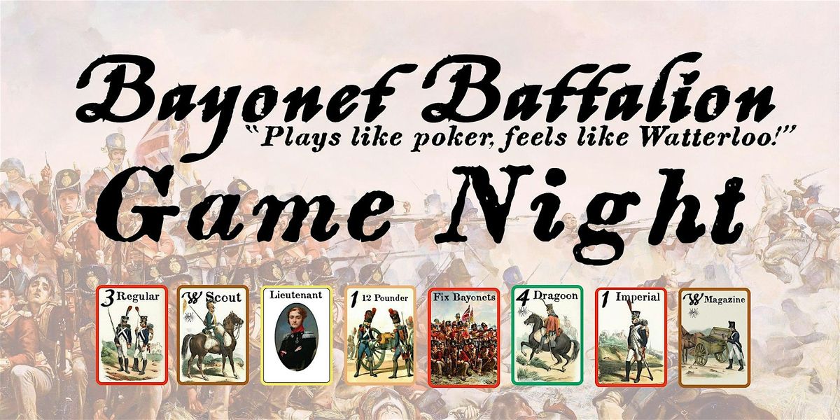 All New Card Game BAYONET BATTALION - Only in Reno 2025