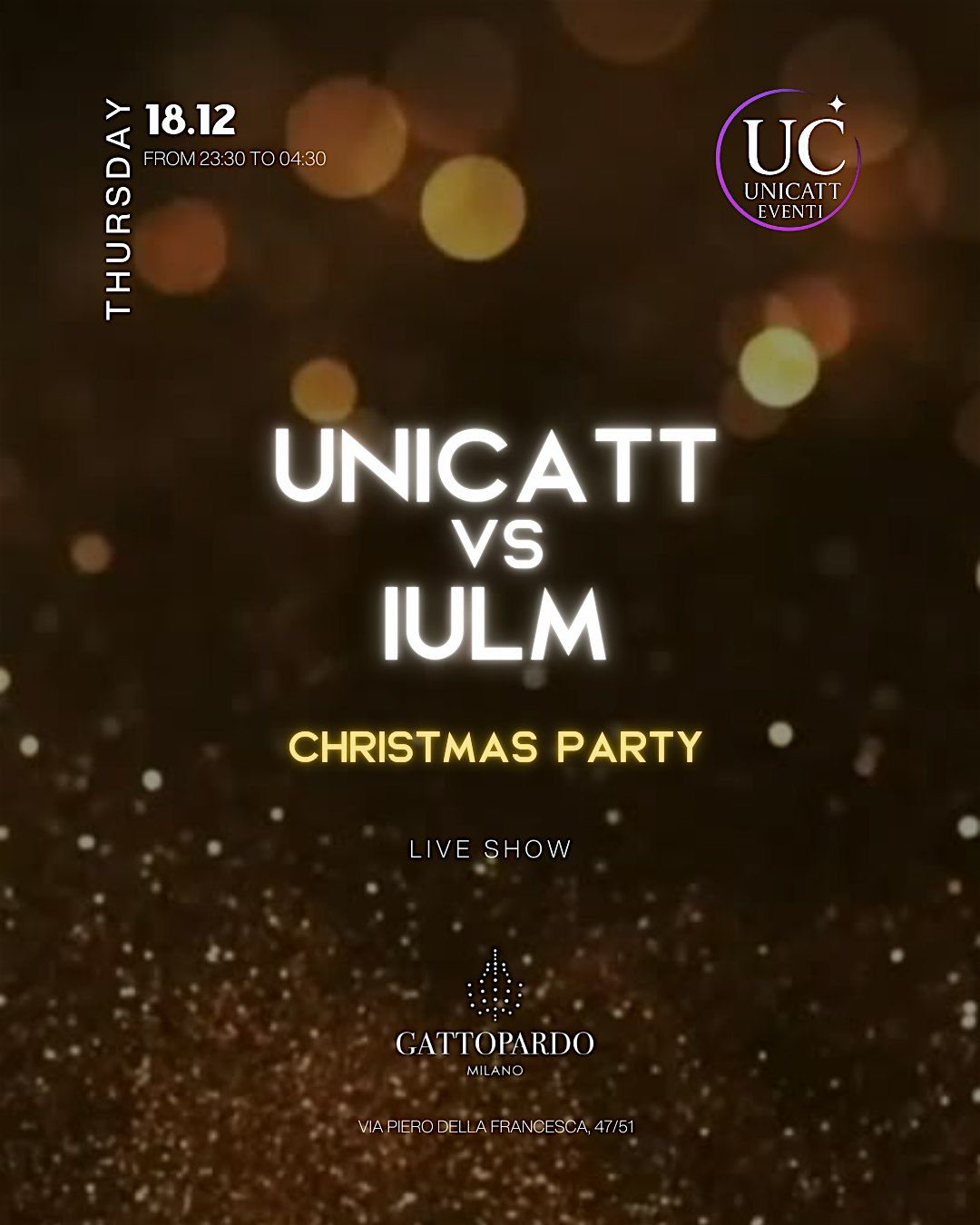 Unicatt Vs Iulm - Christmas Party