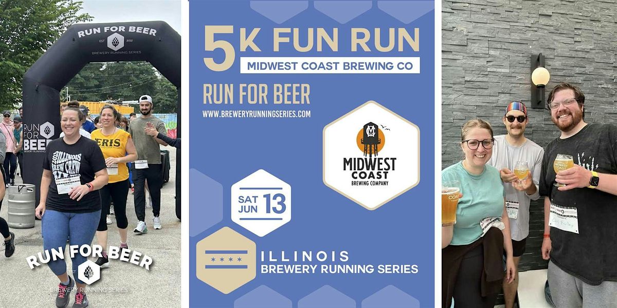 5k Fun Run x Midwest Coast Brewing | 2026 IL Brewery Running Series