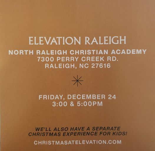 Elevation Church Christmas Eve 2022 Christmas Eve Service | Elevation Church - Raleigh | December 24, 2021