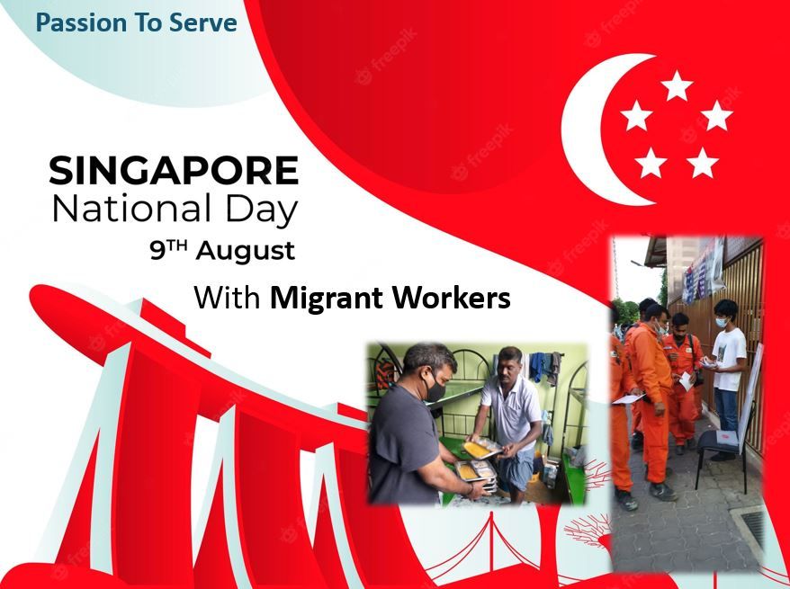 Singapore National Day celebrations with Migrant Workers