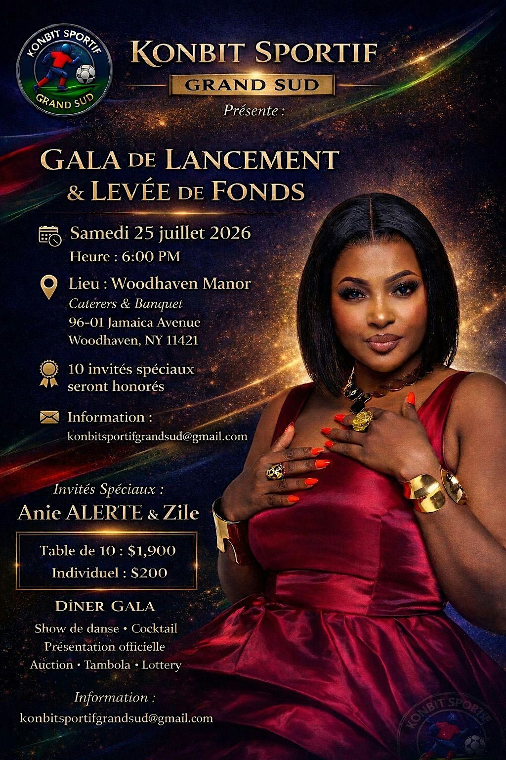 GALA DE LANCEMENT ET DE LEV\u00c9E DE FOND