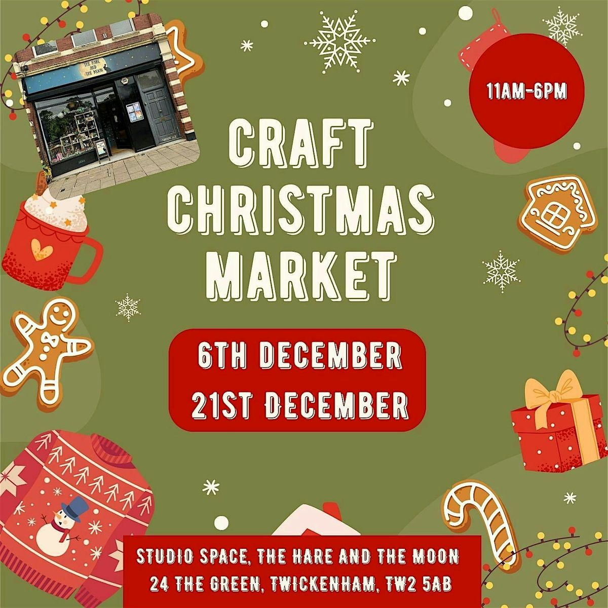 Craft Christmas Market at The Hare and the Moon