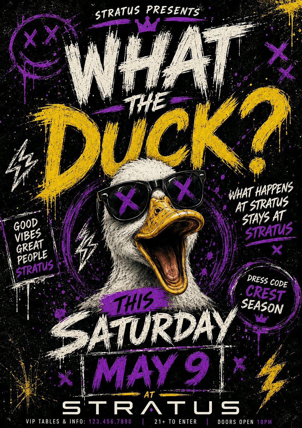 WHAT THE DUCK? returns July 11 for a high-energy rooftop club party!!!
