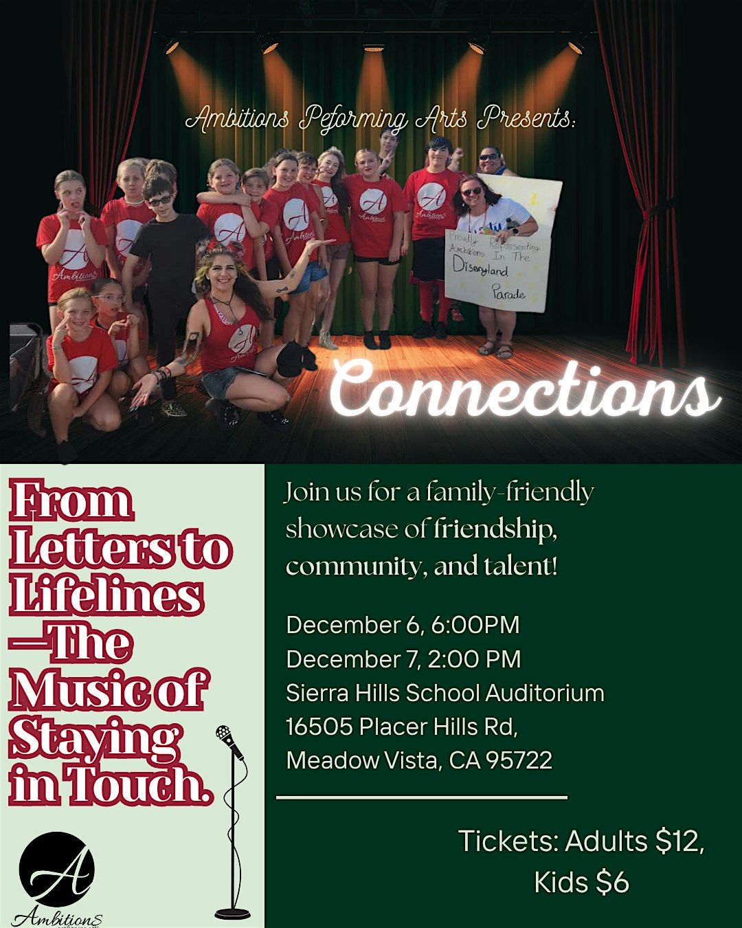 Connections - A holiday musical by Ambitions Performing Arts