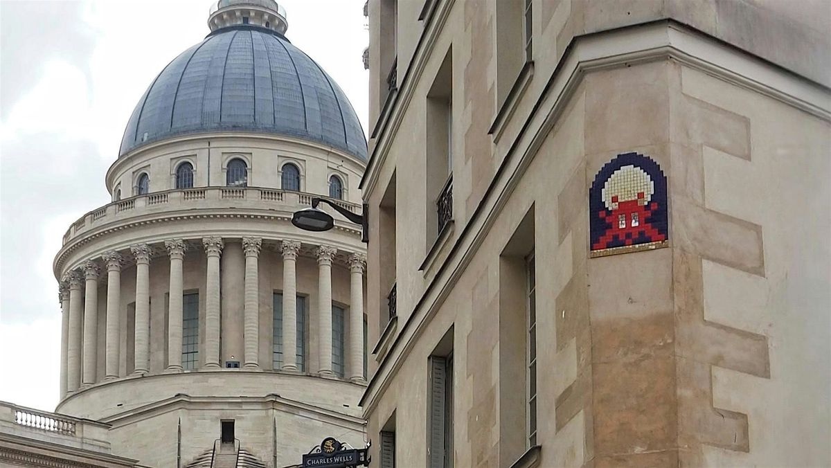 PARIS QUARTIER LATIN - CHASSE AUX SPACE INVADERS ET BALADE STREET-ART