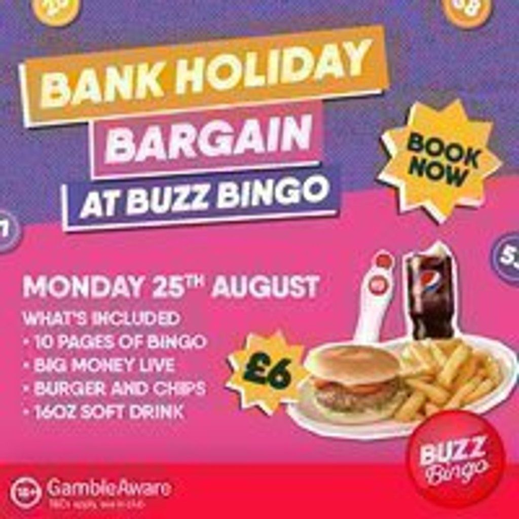Hanley - Bank Holiday Bargain Bingo