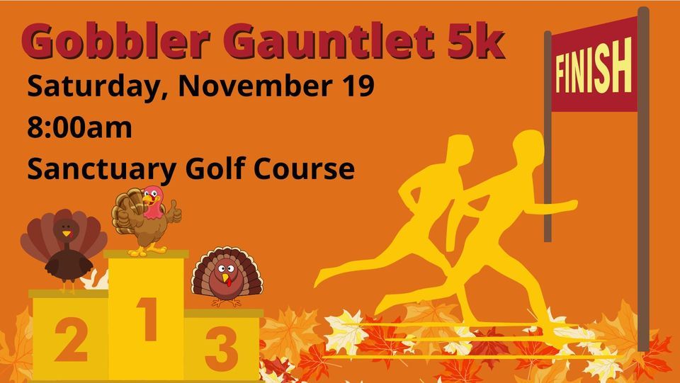 Gobbler Gauntlet 5k at The Sanctuary Golf Course, New Lenox on 19th ...