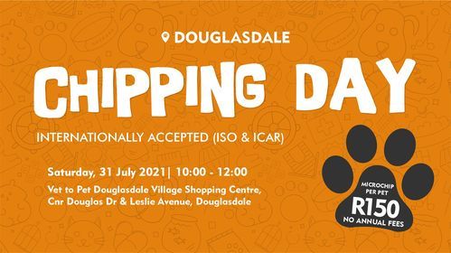 Douglasdale Chipping Day Vet To Pet Randburg Gt July 31 21