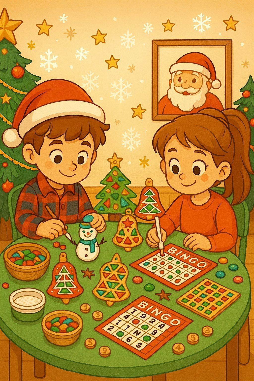 FREE MYO Mosaic Masterpiece & play BINGO at Busy Bees Kids Salon!