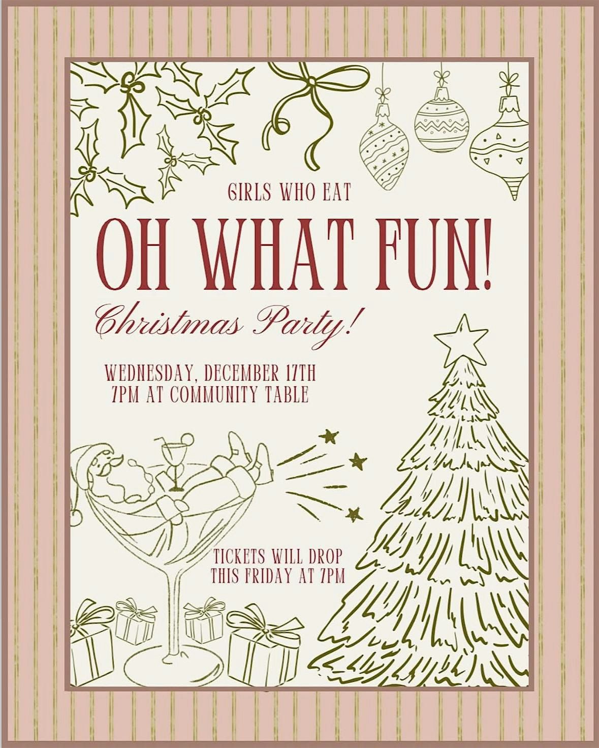 Girls Who Eat - Christmas Dinner