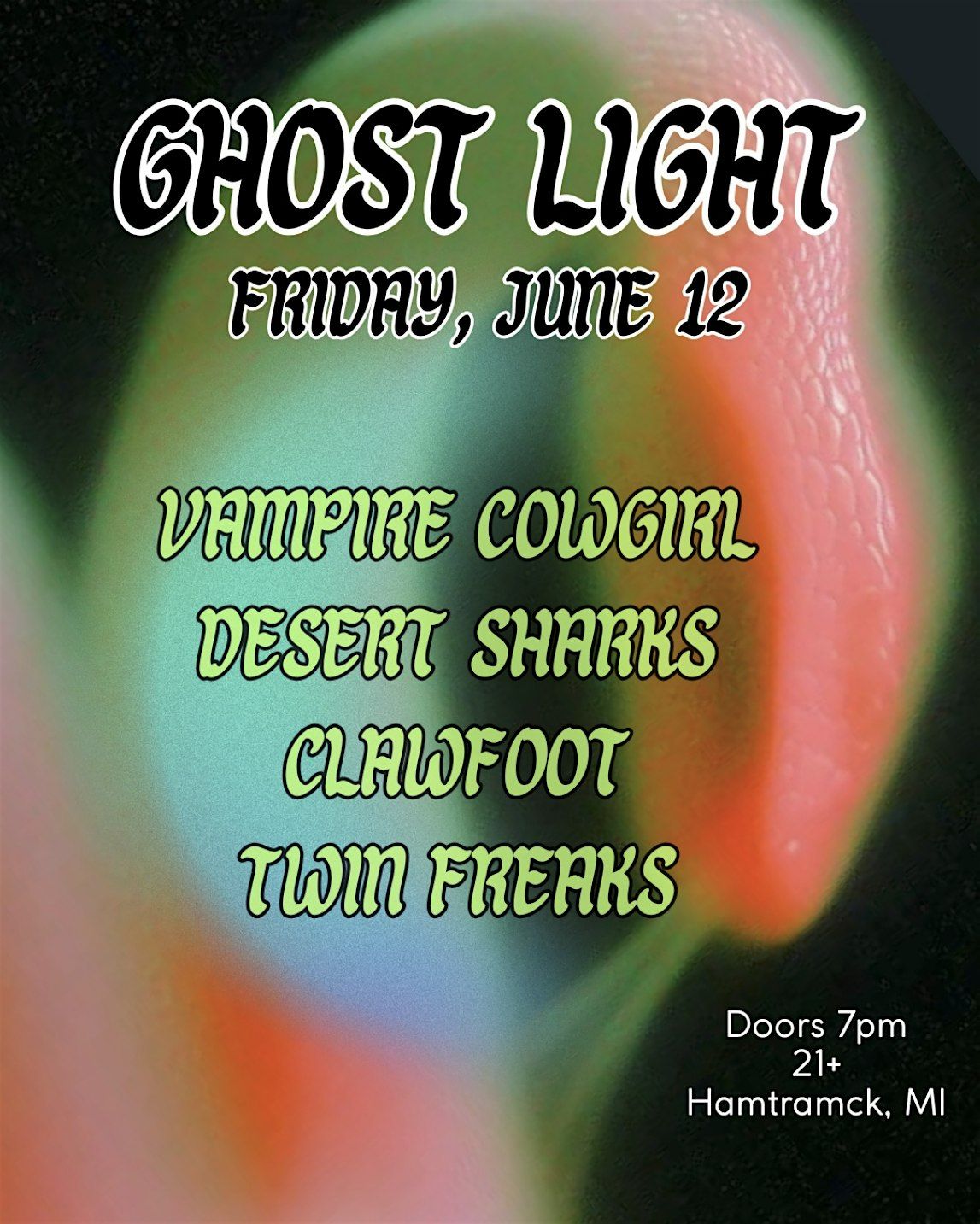 Vampire Cowgirl \/\/ Desert Sharks (NYNY) \/\/ Clawfoot \/\/ Twin Freaks