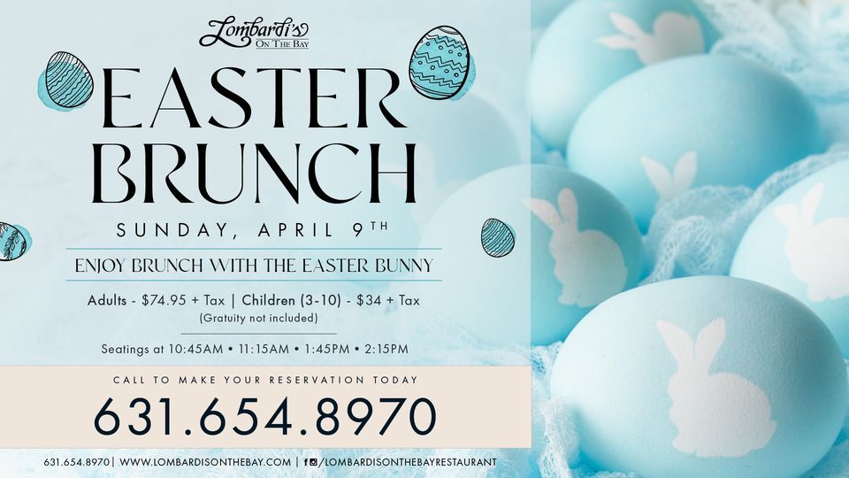 Easter Brunch with the Easter Bunny | Lombardi's on the Bay, Patchogue ...
