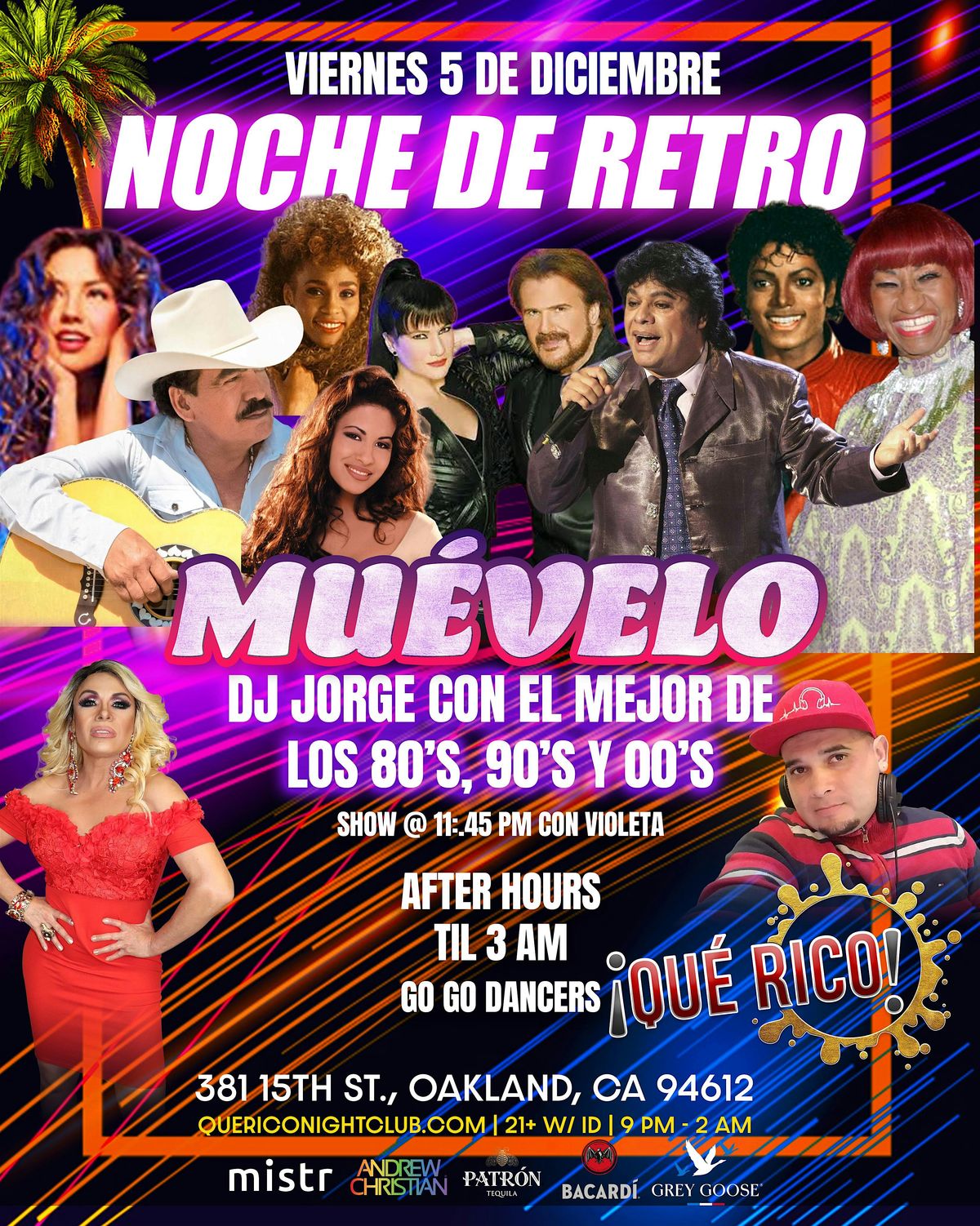 Noche de Retro - El Mejor Musica de los 80's, 90's y 00's.