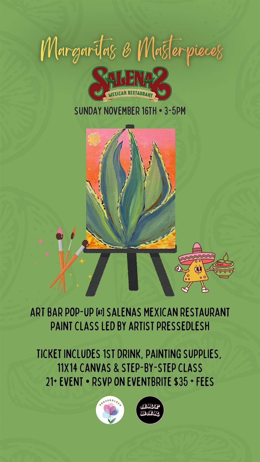 Paint & Sip at Salenas Mexican Restaurant
