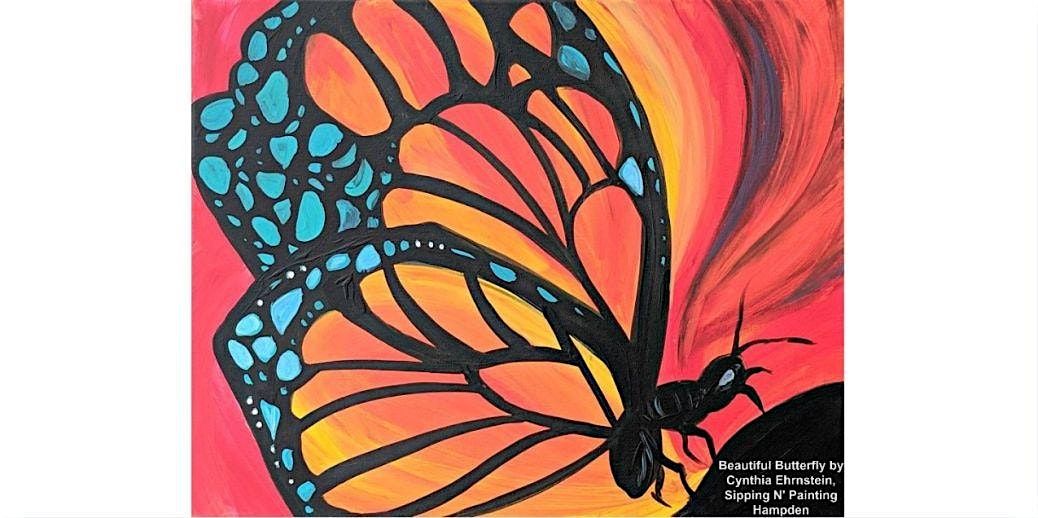 Beautiful Butterfly Saturday, June 20th 3:00pm $35