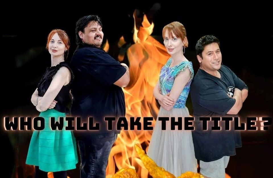 Hot Wing Eating Challenge for Taranaki Cancer Societys Marathonina