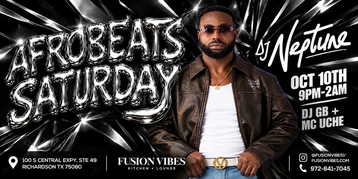 DJ Neptune Live at Fusion Vibes | Afrobeats Night in Dallas at fusion ...