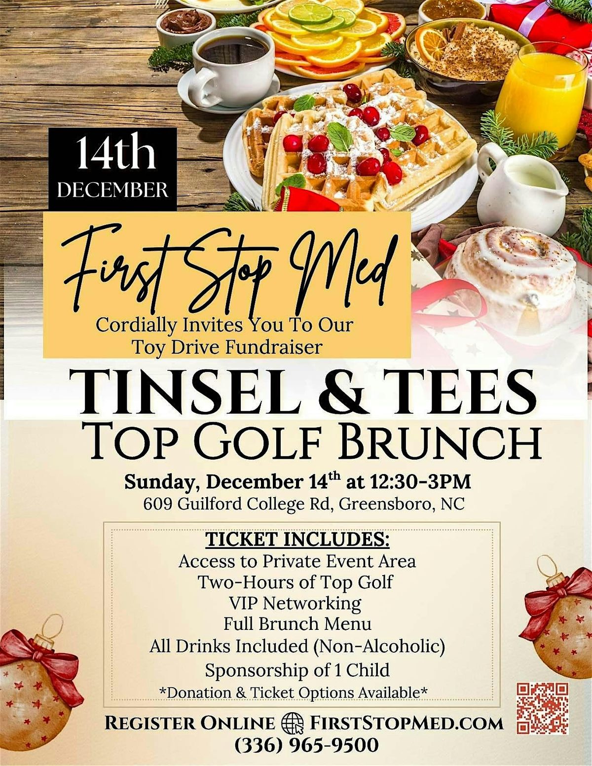 TOP GOLF BRUNCH - TINSEL & TEE'S