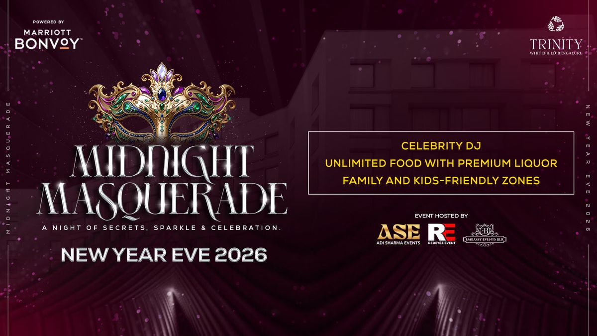 MIDNIGHT MASQUERADE - NYE 2026