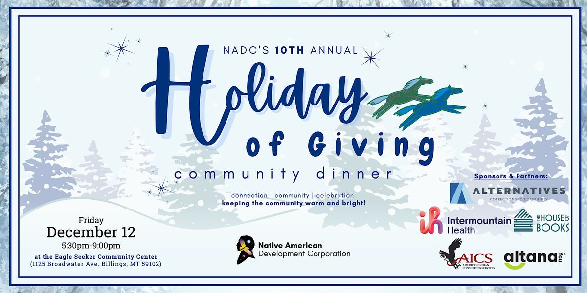 NADC's Holiday of Giving - Community Dinner