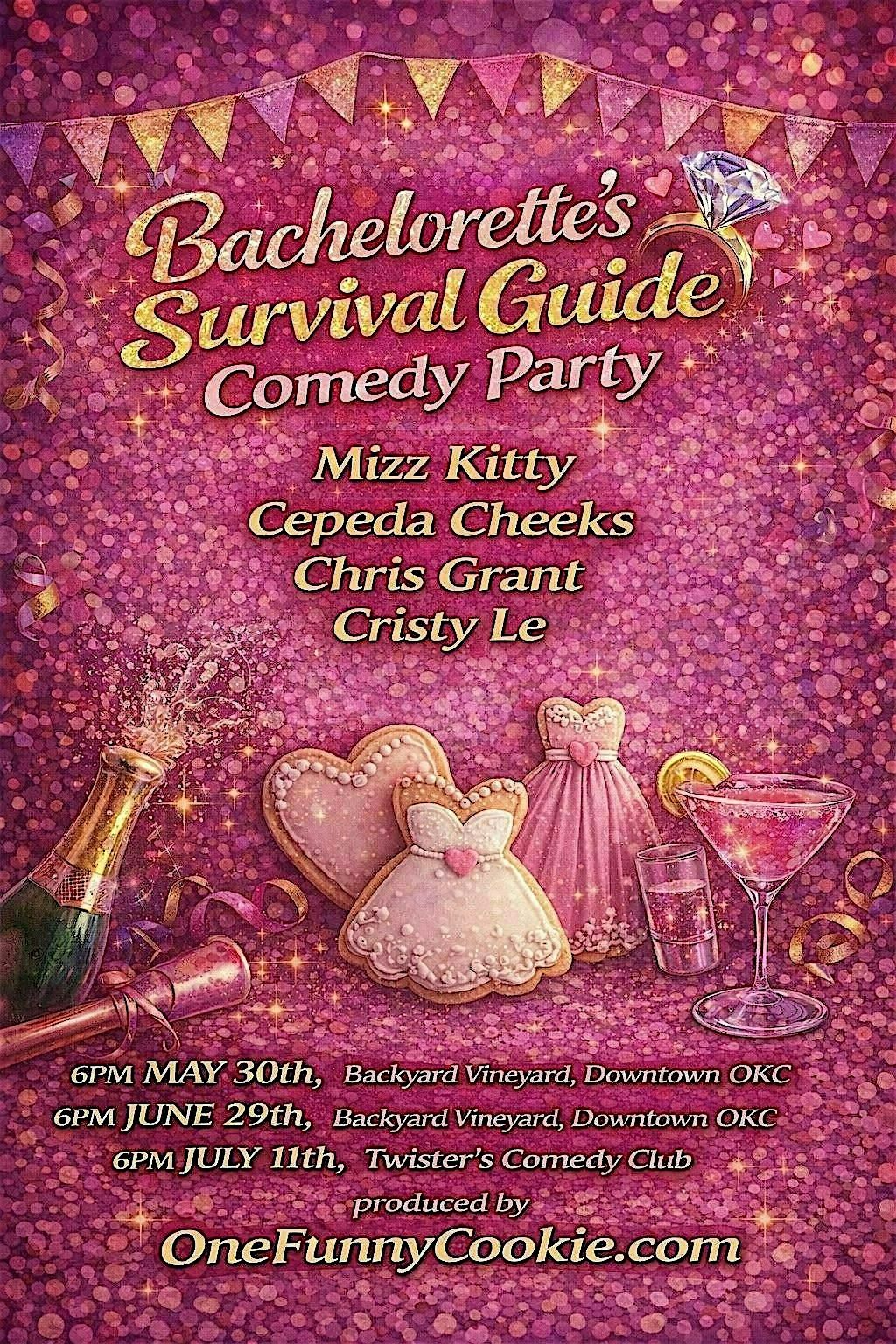 Batchelorette's Survival Guide Comedy Party