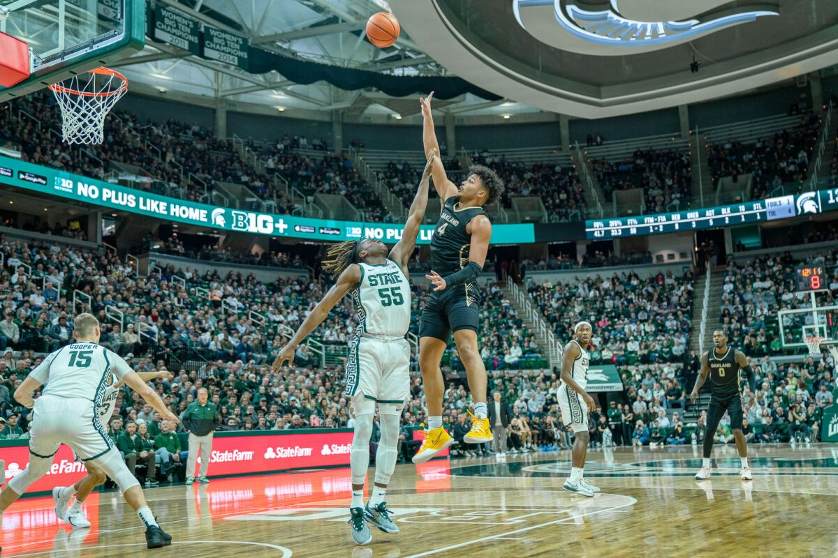 Oakland Golden Grizzlies at Michigan State Spartans Womens Basketball at Jack Breslin Student Events Center