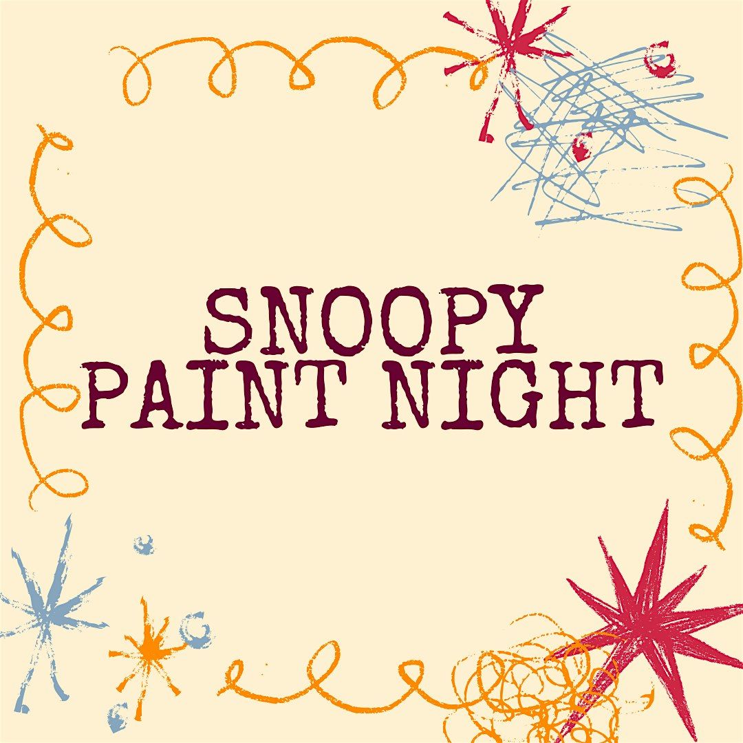 Snoopy Paint Night