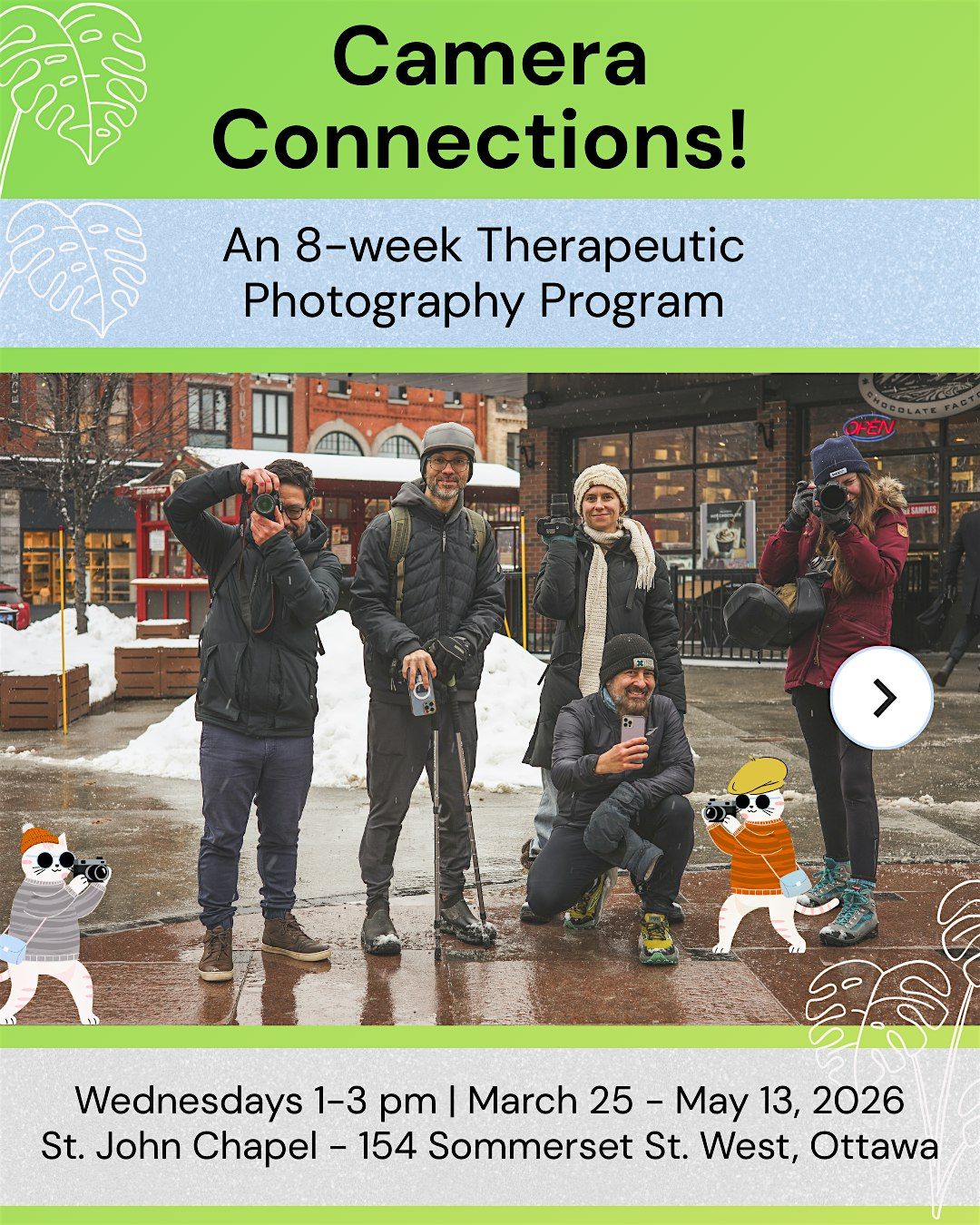Camera Connections! An 8-week Therapeutic Photography Program