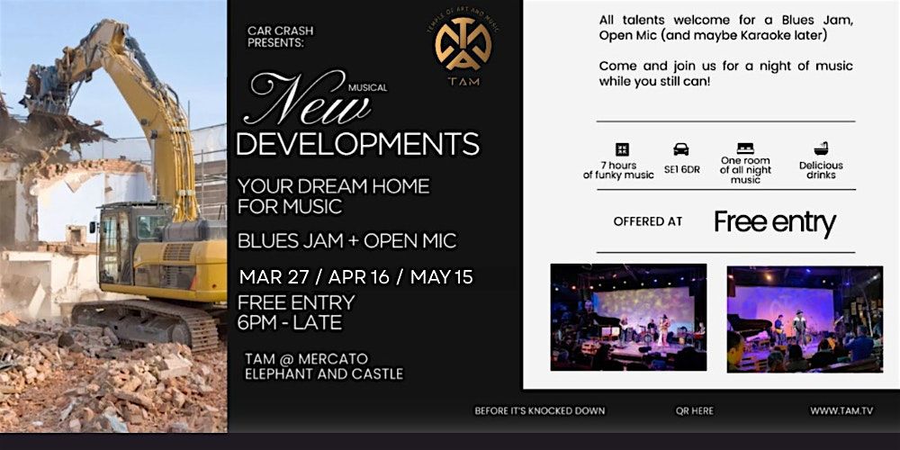 New Developments: Blues Jam & Open Mic Night