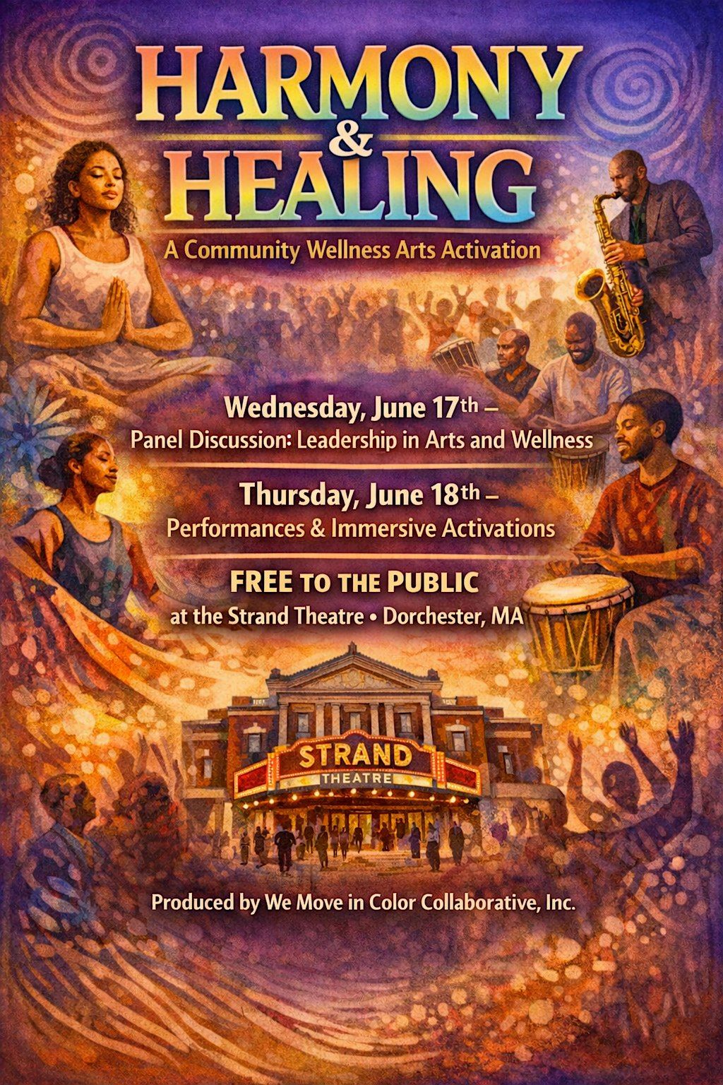 Harmony & Healing Conference: A Community Wellness Arts Activation