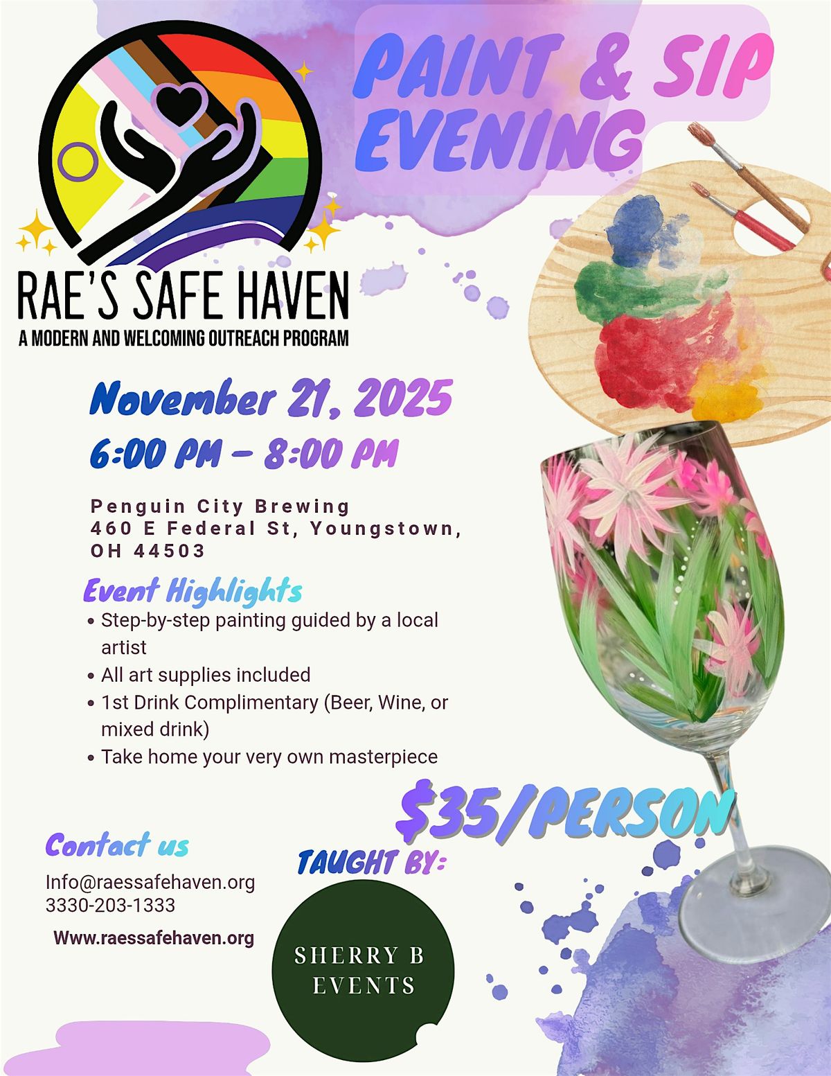 Sip and Paint (Wine Glass)