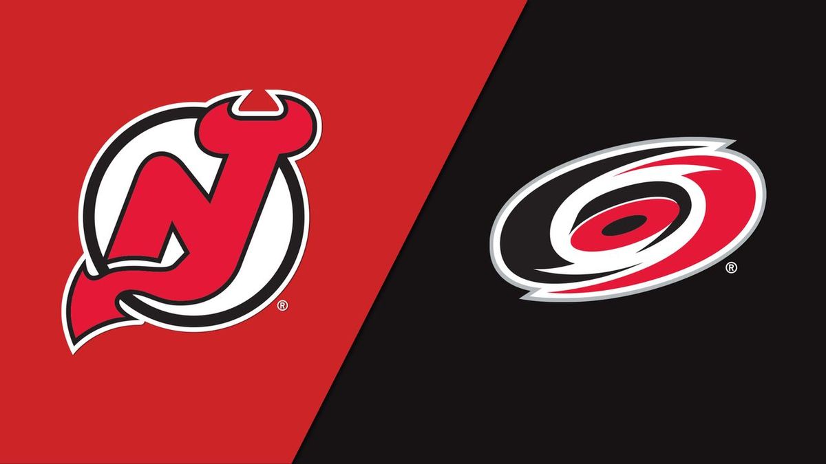 Carolina Hurricanes at New Jersey Devils at Prudential Center