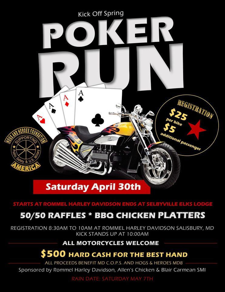 Kick Off Spring Poker Run at Rommel Harley-Davidson Delmarva, Salisbury ...