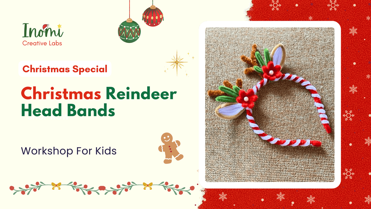 Christmas Reindeer Head Bands