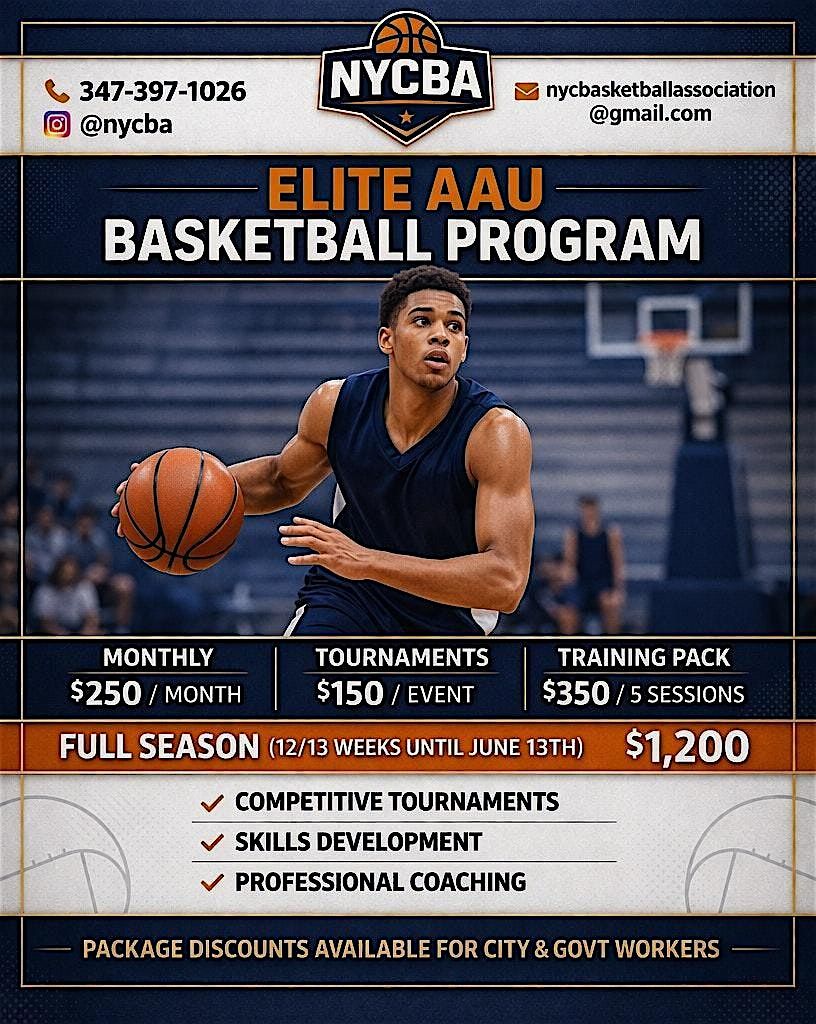 NYCBA AAU Tryouts & Player Development