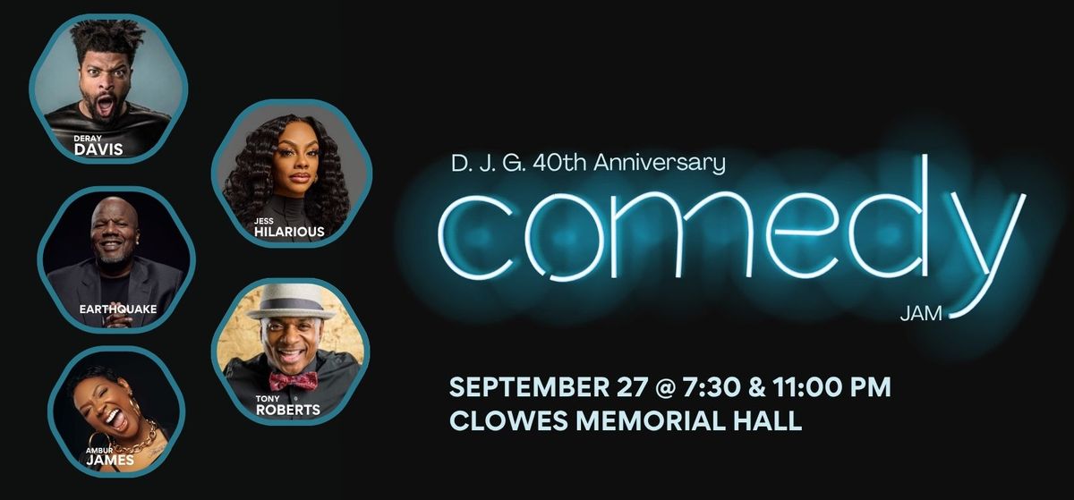 DeRay Davis, Jess Hilarious, Earthquake, Tony Roberts & Ambur James at Clowes Memorial Hall